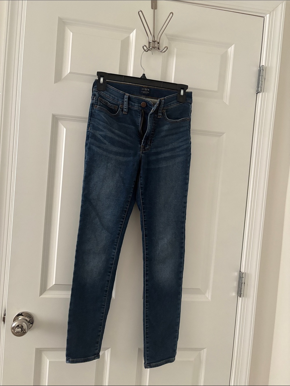 J. Crew Men's High-Rise Skinny Jeans - Dark Blue